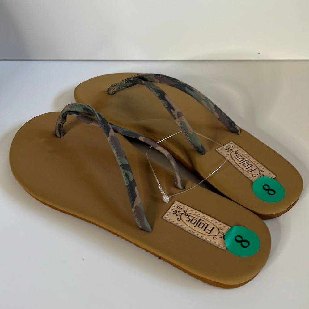 FLOJOS FIESTA camo Thongs Flip-Flopsblac